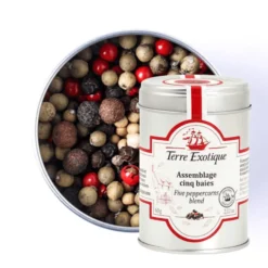 Terre Exotique Epicerie|Poivres & Baies^Assemblage 5 baies 60 gr -