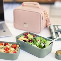 Alice Delice Repas Nomade^Bento encastrable 2 pots et couverts 1.5L vert - Umami