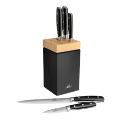 Lion Sabatier Couteaux De Cuisine|Rangement& Blocs Couteaux^Bloc de 5 couteaux forgés Seattle - Rousselon Sabatier