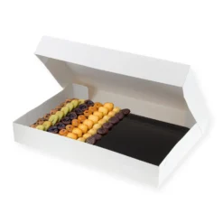 Patisdecor Support, Transport^Boîte à gâteaux blanche avec plateau 28 x 42 x 5 cm - Patisd
