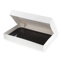 Patisdecor Support, Transport^Boîte à gâteaux blanche avec plateau 28 x 42 x 5 cm - Patisd