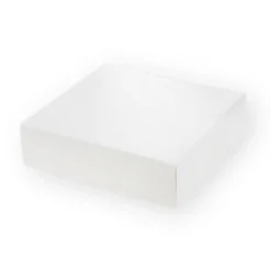 Patisdecor Support, Transport^Boîte à gâteaux blanche 18 x 18 x 5 cm -