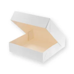 Patisdecor Support, Transport^Boîte à gâteaux blanche 20 x 20 x 5 cm -