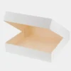 Patisdecor Support, Transport^Boîte à gâteaux blanche 26 x 26 x 5 cm -