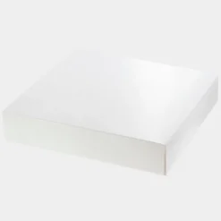 Patisdecor Support, Transport^Boîte à gâteaux blanche 26 x 26 x 5 cm -