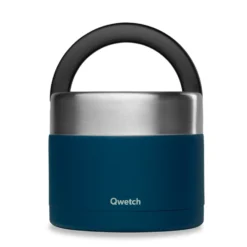 Qwetch Repas Nomade^Boîte repas poignée isotherme Bleu 850 ml -