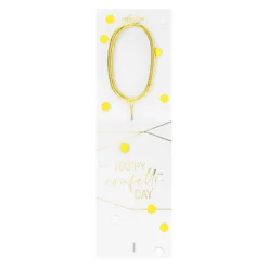 Wondercandle Décors De Pâtisserie|Décors Non Comestibles^Bougie chiffre 0 Happy confetti -