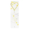 Wondercandle Décors De Pâtisserie|Décors Non Comestibles^Bougie coeur Happy confetti -
