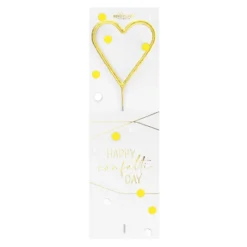 Wondercandle Décors De Pâtisserie|Décors Non Comestibles^Bougie coeur Happy confetti -