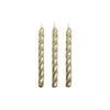 PME Décors De Pâtisserie|Décors Non Comestibles^10 Bougies anniversaire dorées 6.2 cm -