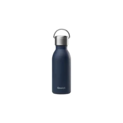Qwetch Repas Nomade^Bouteille isotherme inox 350 ml Active bleu marine -