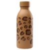 Qwetch Repas Nomade^Bouteille isotherme inox 500ml Icon Léopard Camel-