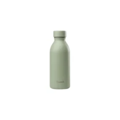 Qwetch Repas Nomade^Bouteille isotherme inox 500ml Icon vert tilleul -