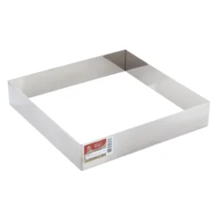 Alice Delice Cadre Pâtisserie^Cadre à pâtisserie carré inox 24 cm h 4.5 cm - Alice Délice