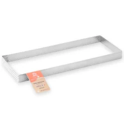 Alice Delice Cadre Pâtisserie^Cadre rectangulaire inox perforé 28 cm - Alice Délice