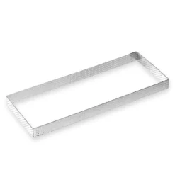 Alice Delice Cadre Pâtisserie^Cadre rectangulaire inox perforé 28 cm - Alice Délice