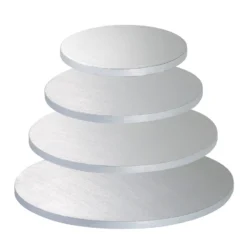 Alice Delice Support, Transport^Cake drum : base épaisse pour gâteau ronde argentée 35 cm
