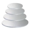 Alice Delice Support, Transport^Cake drum : base épaisse pour gâteau ronde argentée 20 cm