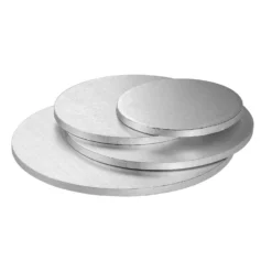 Alice Delice Support, Transport^Cake drum : base épaisse pour gâteau ronde argentée 25 cm