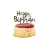 Patisdecor Décors De Pâtisserie^Cake topper Happy Birthday doré - Patisdécor