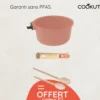 Cookut Cuisson Sur Plaque|Casseroles^Casserole amovible guimauve 20 cm + accessoires offerts