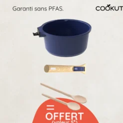 Cookut Cuisson Sur Plaque|Casseroles^Casserole amovible myrtille 20 cm + accessoires offerts