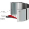Cristel Cuisson Sur Plaque|Casseroles^Casserole inox amovible Mutine 20 cm sans PFAS -