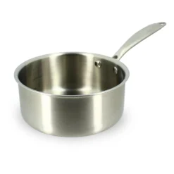 Menastyl Cuisson Sur Plaque|Casseroles^Casserole inox Triply 18 cm sans PFAS -