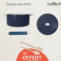 Cookut Cuisson Sur Plaque|Casseroles^Casserole Merveilleuse Myrtille 20 cm + accessoires offerts