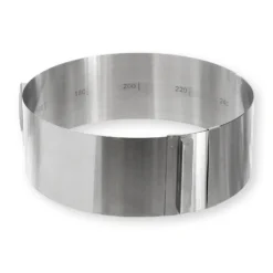 Alice Delice Cercle Pâtisserie^Cercle extensible en inox de 16 à 30 cm - Alice Délice