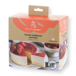 Alice Delice Cercle Pâtisserie^Cercle extensible en inox de 16 à 30 cm - Alice Délice