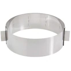 Alice Delice Cercle Pâtisserie^Cercle extensible en inox de 16 à 28 cm - Alice Délice