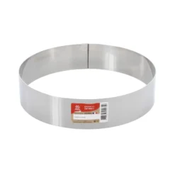 Alice Delice Cercle Pâtisserie^Cercle à mousse en inox 4/6 parts 20 cm - Alice Délice