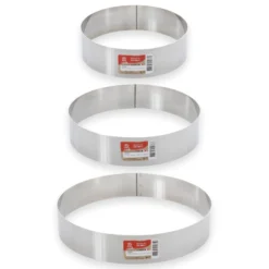 Alice Delice Cercle Pâtisserie^Cercle à mousse en inox 4 parts 16 cm - Alice Délice