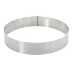 Alice Delice Cercle Pâtisserie^Cercle à mousse en inox 6/8 parts 24 cm - Alice Délice