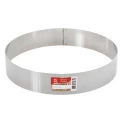 Alice Delice Cercle Pâtisserie^Cercle à mousse en inox 6/8 parts 24 cm - Alice Délice