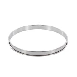 Alice Delice Cercle Pâtisserie^Cercle à tarte en inox 22 cm hauteur 2 cm - Alice Délice