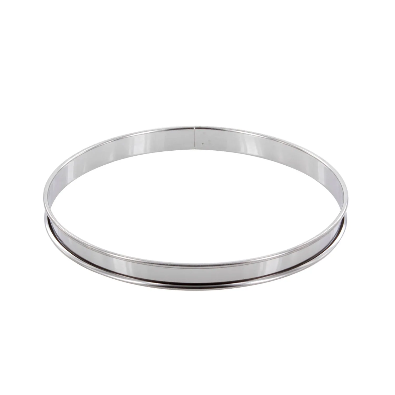 Alice Delice Cercle Pâtisserie^Cercle à tarte en inox 22 cm hauteur 2 cm - Alice Délice