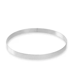 Alice Delice Cercle Pâtisserie^Cercle à tarte en inox perforé 6/8 parts 24.5 cm - Alice Dé