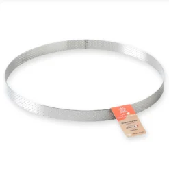 Alice Delice Cercle Pâtisserie^Cercle à tarte en inox perforé 8/10 parts 28.5 cm - Alice Dé