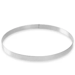 Alice Delice Cercle Pâtisserie^Cercle à tarte en inox perforé 8/10 parts 28.5 cm - Alice Dé
