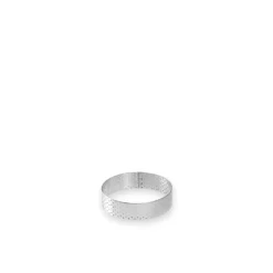 Alice Delice Cercle Pâtisserie^Cercle à tartelette en inox perforé 7.5 x 2 cm - - Alice Dél
