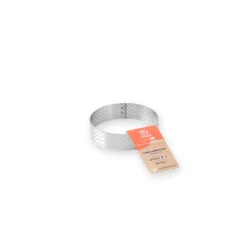 Alice Delice Cercle Pâtisserie^Cercle à tartelette en inox perforé 7.5 x 2 cm - - Alice Dél