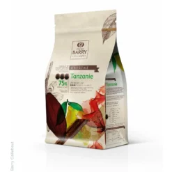 Barry Chocolat^Chocolat à pâtisser noir Tanzanie 75% 1 kg -