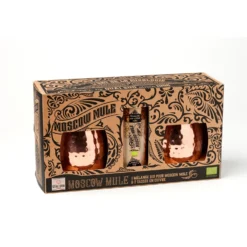 Quai Sud Coffret À Offrir|Mixologie Et Oenologie^Coffret Moscow Mule bio et 2 tasses -