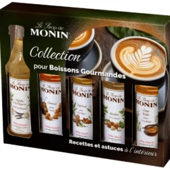 Monin Sirops|Sirops Monin^Coffret sirops Cafés Gourmands 5x50ml -