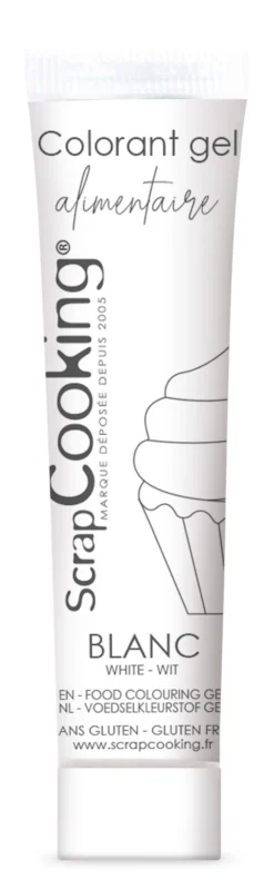 Scrapcooking Colorants Alimentaires^Colorant gel Blanc 20 g -