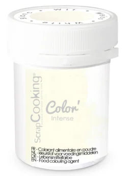 Scrapcooking Colorants Alimentaires^Colorant poudre hydrosoluble Blanc 5 g -