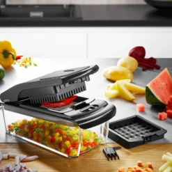 Gefu Découpes Spécifiques Cuisine|Outils Pour Multi-Découpes^Coupe-légumes en dés et bâtonnets Treppo -