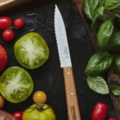 Opinel Couteaux De Cuisine^Couteau cranté n°113 naturel -